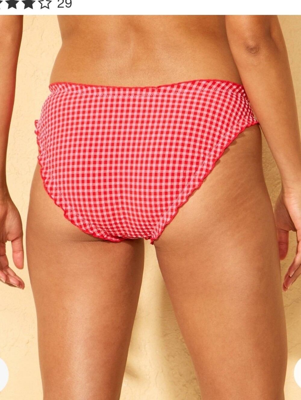 NWT Wild Fable Gingham Seersucker Bikini- XS Or 0/2 - Picture 4 of 13